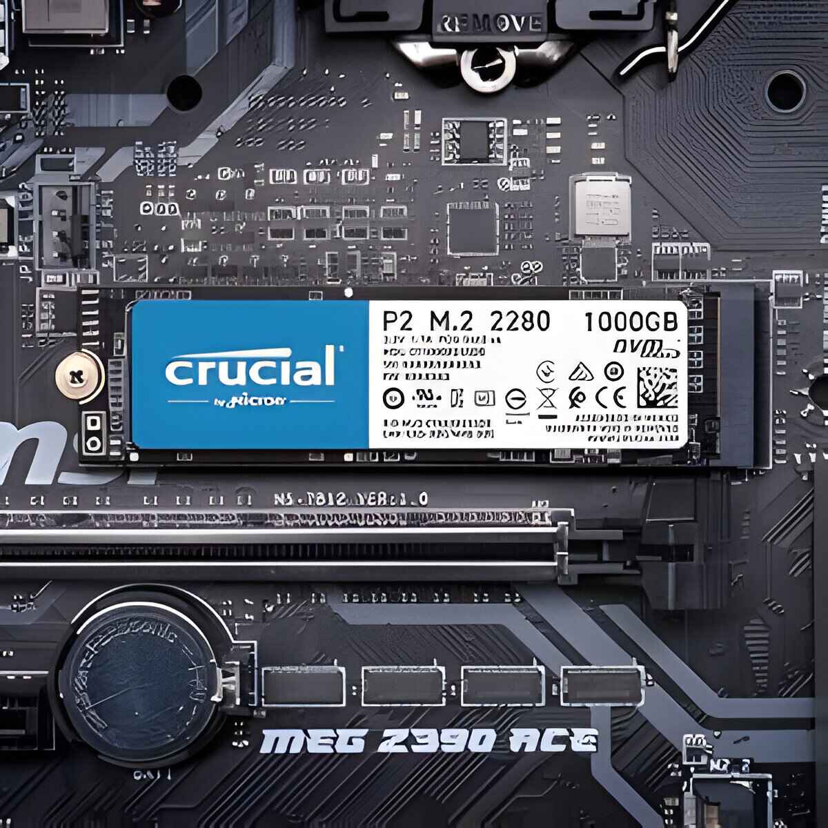 SSD M.2 2280 Crucial 1 TB P2 PCIe NVMe - Reset Store